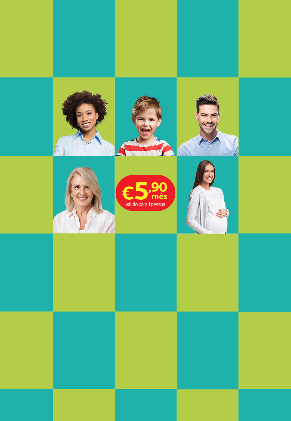 Imagem do Plano de Saude e com o selo Escolha Acertada Deco Proteste.