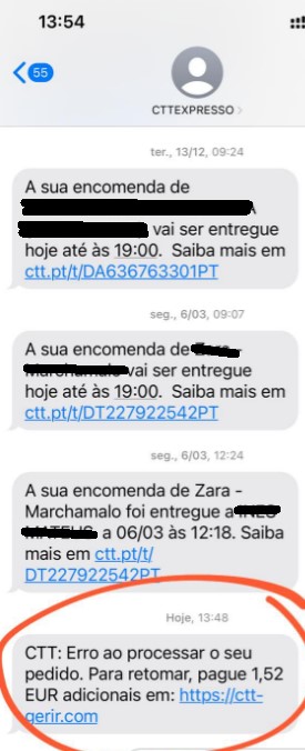 sms ctt expresso2